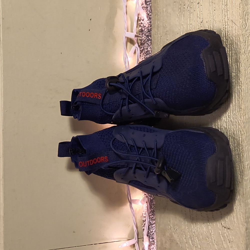 Women's Outdoors Navy Hiking Track Sole Tread Sock Sneaker 39 - Picture 6 of 12